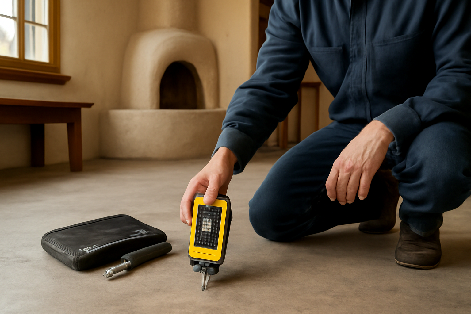 Diagnostic tools used to investigate a possible slab leak